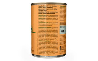 Delhaize | Kattenvoeding | Terrine | Konijn 400 gr