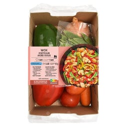 Delhaize | Maaltijdbox | Zoetzure wok 