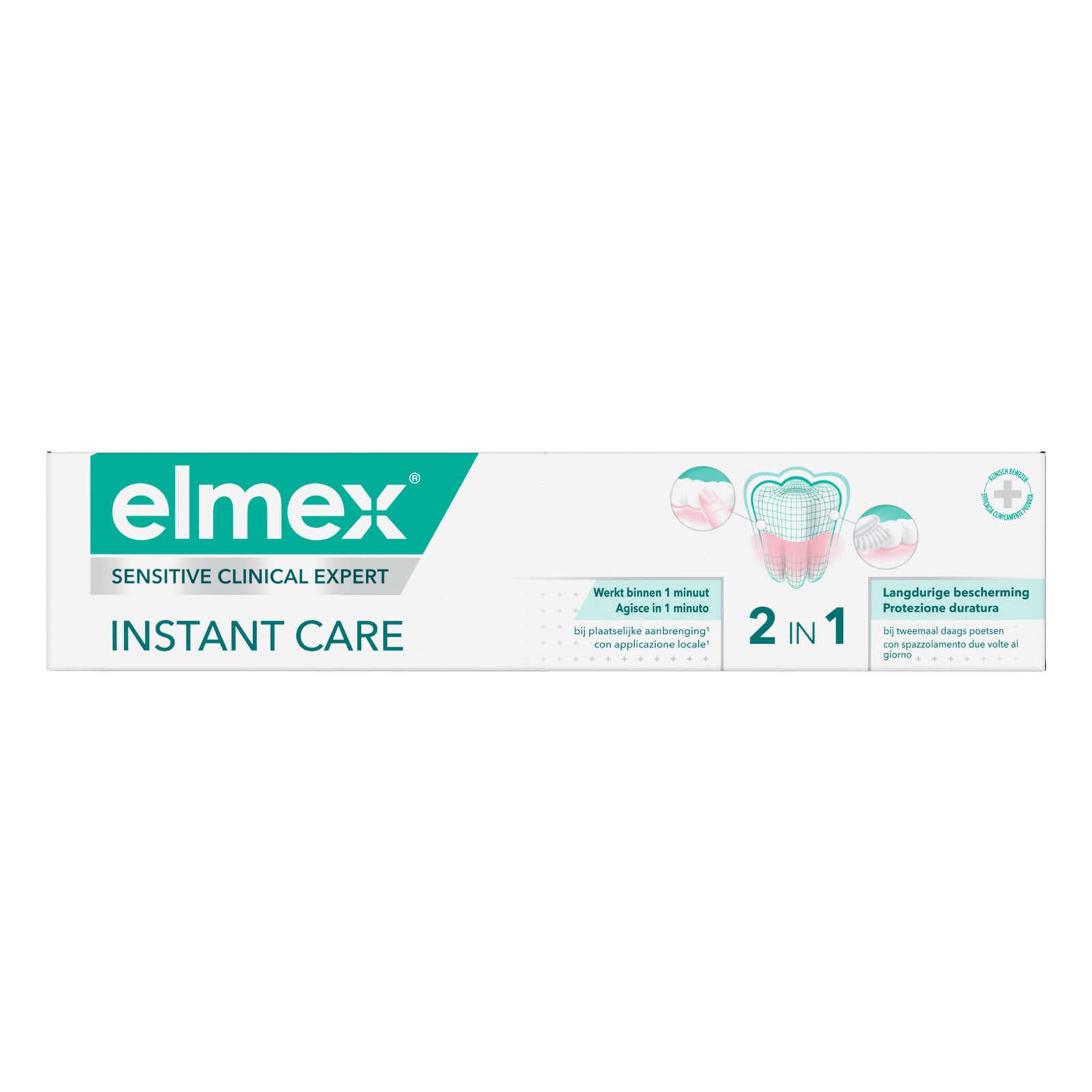 Elmex Tandpasta | Clinical Expert Instant | Original