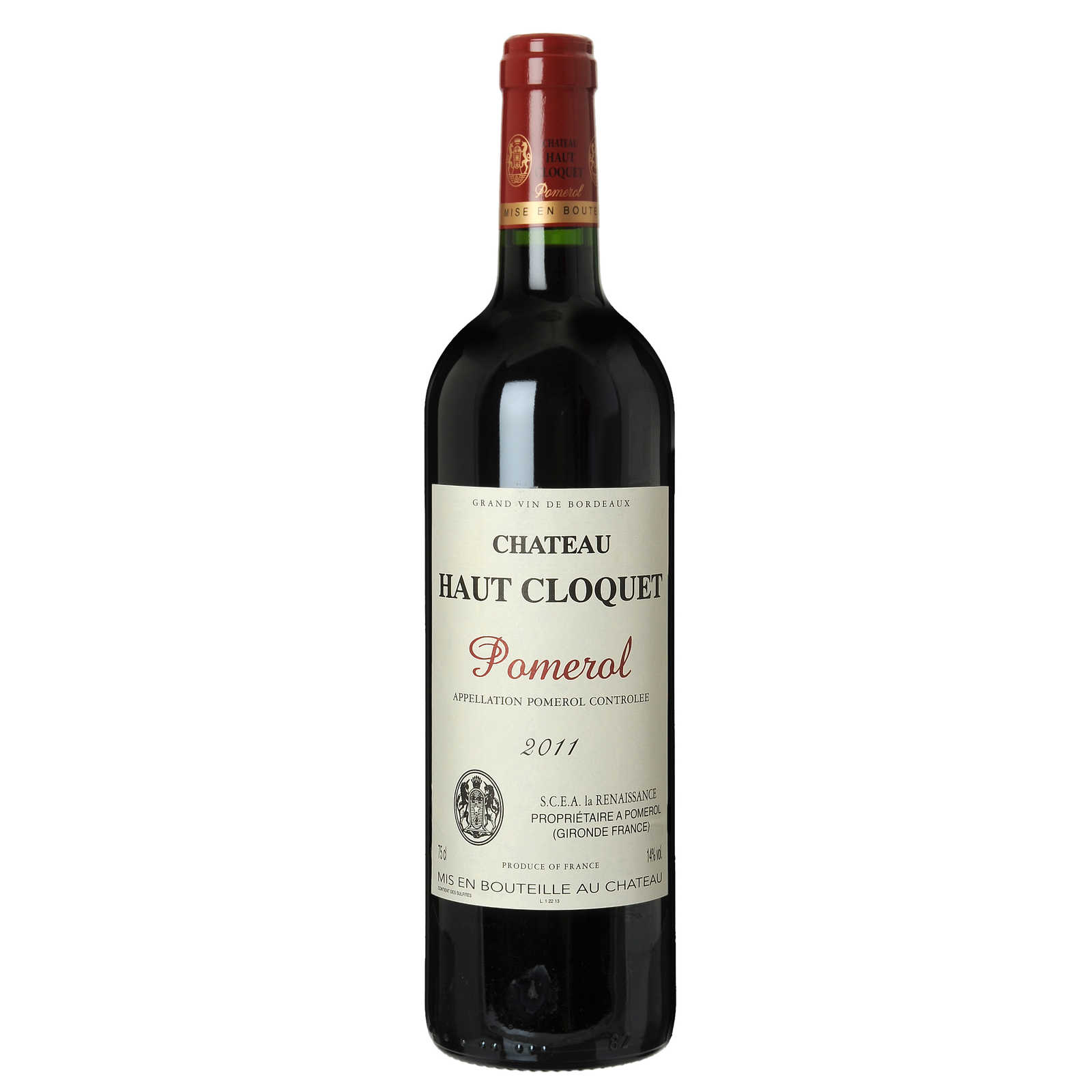 FR BORDEAUX POMEROL | CHATEAU HAUT CLOQUET 2011 