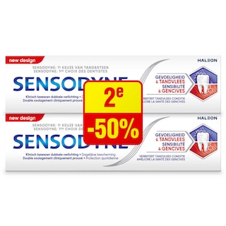 Sensodyne | Tandpasta | Gevoeligheid & Tandvlees | Munt 
