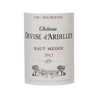 FR BORDEAUX HAUT-MEDOC | CHATEAU DEVISE D'ARDILLEY 2012 
