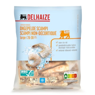 Delhaize | Queue crevettes | L 26/30 