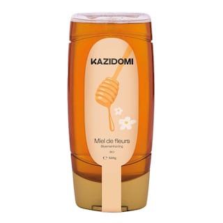 Kazidomi | Bloemenhoning | Bio 500 gr