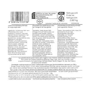 Delhaize | Gebraad | Orloff | Sneden +/- 480 gr