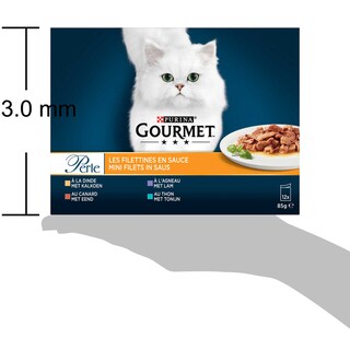 Gourmet | Perle | Kattenvoeding | Adult | Mini Filets | Vis 12 x 85 gr