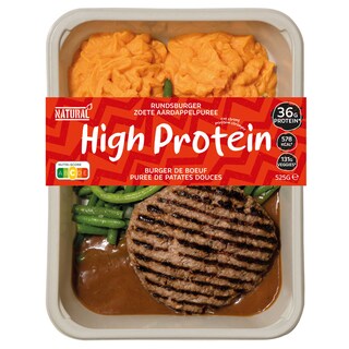 Natural Healthy Meals | Burger | Boeuf | Patate Douce 525 gr