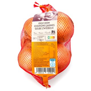 Delhaize | Gele uien | Tros | Netje 