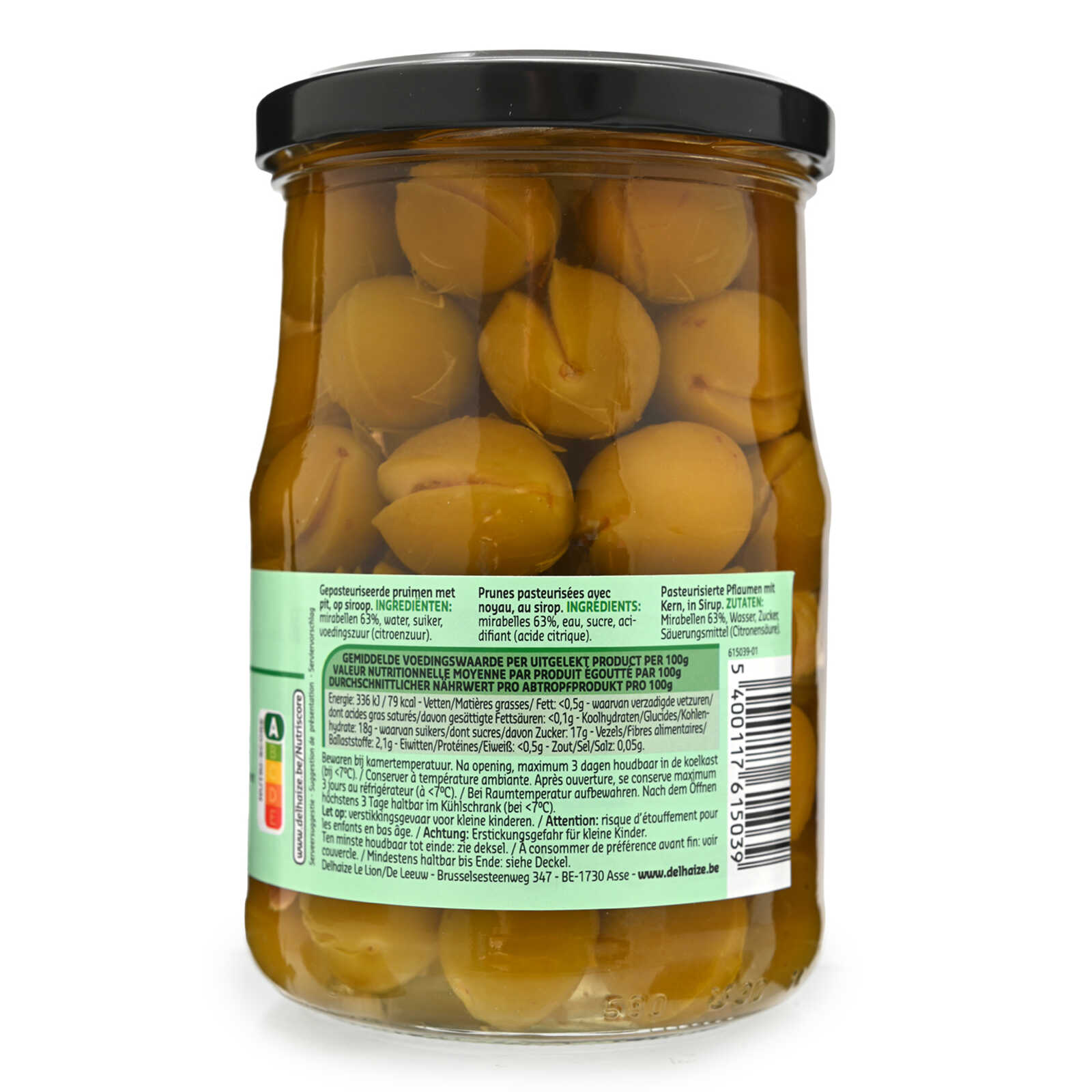 Delhaize | Mirabelles | Sirop 