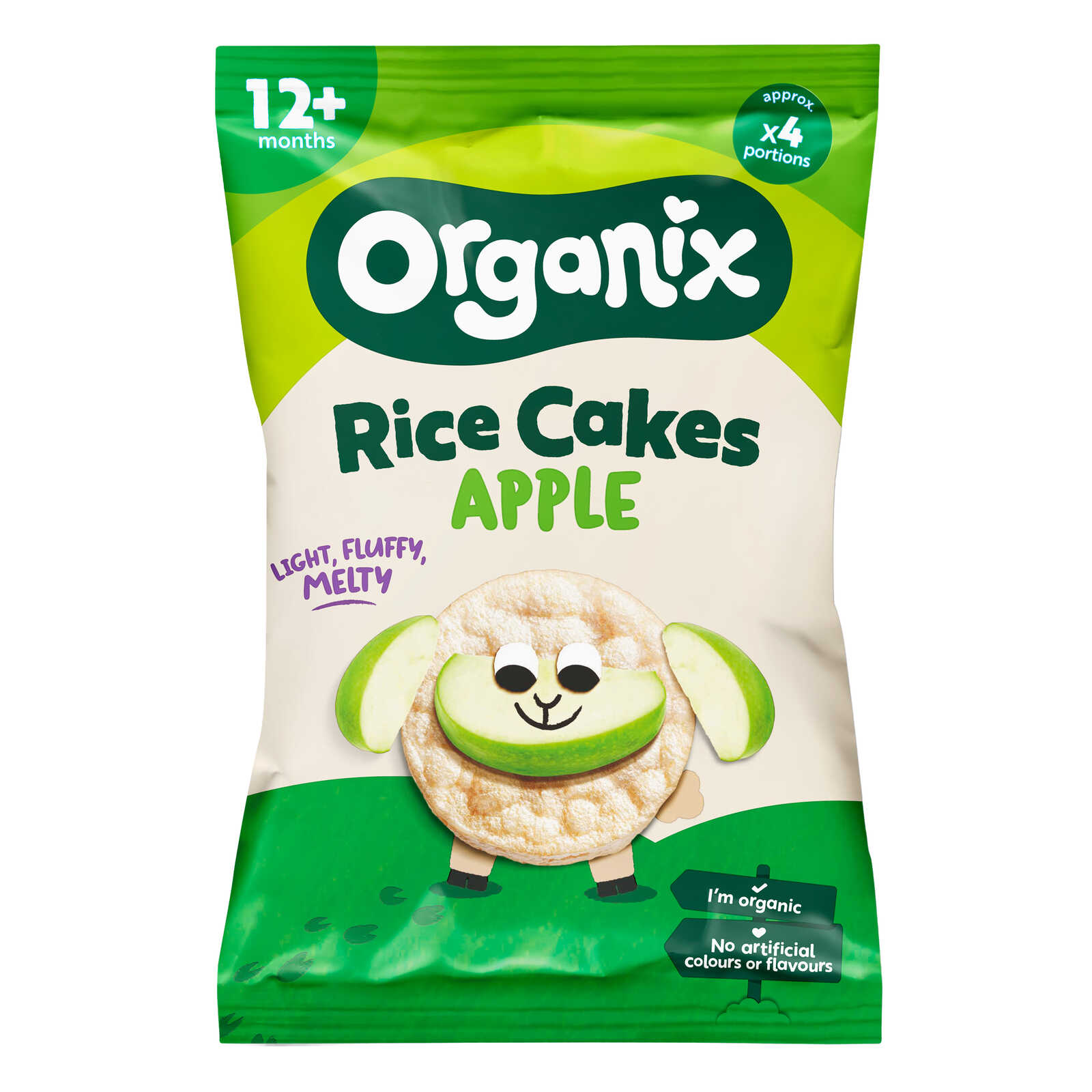 Organix Rijstwafeltjes | Appel | 12M | Bio