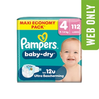 Pampers | Baby Dry | Luiers | Maat 4 | Maxi Pack 112 st