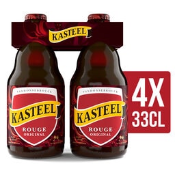 Kasteel | Sterk fruitbier | Rouge | 8% ALC. | Fles 4 x 33 cl