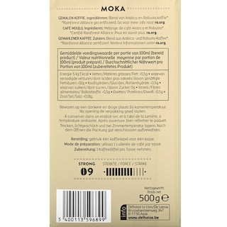 Delhaize | Koffie | Moka 09 | Gemalen 