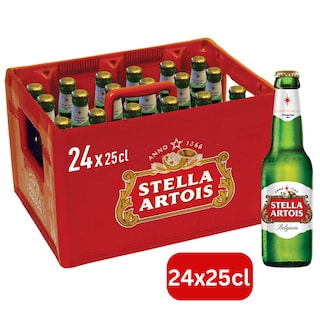 Stella Artois | Bière Blonde | Pils | 5,2% Alc. | Bac 