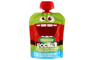 Materne | Fruit Pocket! | Compote | Appel | Aardbeien 