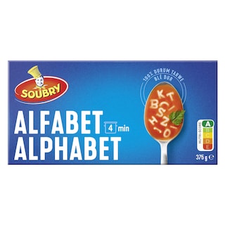 Soubry | Pasta | Alfabet | Al dente 375 gr