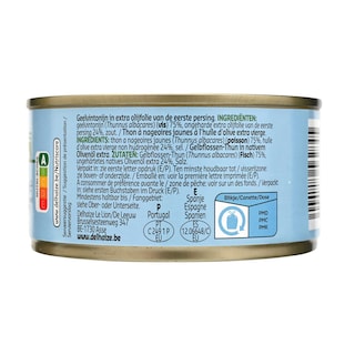 Delhaize | Thon | Huile d'olive 