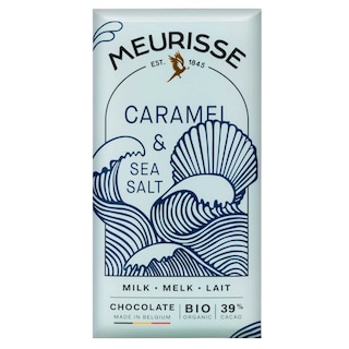 Meurisse | Chocolat au lait | Caramel & Fleur de Sel | fairtrade | Bio 