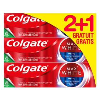 Colgate | Max White | Toothpaste | Mw optic | 2+1 