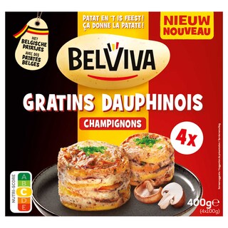 Belviva | Mini | Gratin dauphinois | Paddestoelen 400 gr