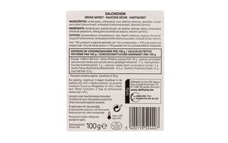 Delhaize | 100g Saucisson en tranches 