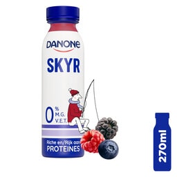 Skyr | Yaourt à boire | Fruits rouges