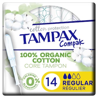 Tampax | Compak Cotton | Tampons | Regular 