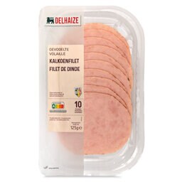 Delhaize | Filet de dinde 125 gr