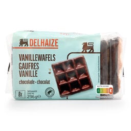 Delhaize | Wafels | Vanille-Chocolade 