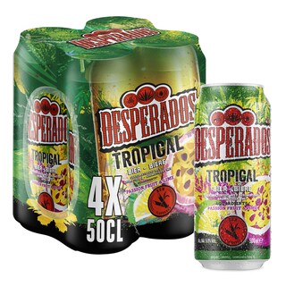 Desperados | Bier | Tropical | 5,9% alc 4 x 50 cl