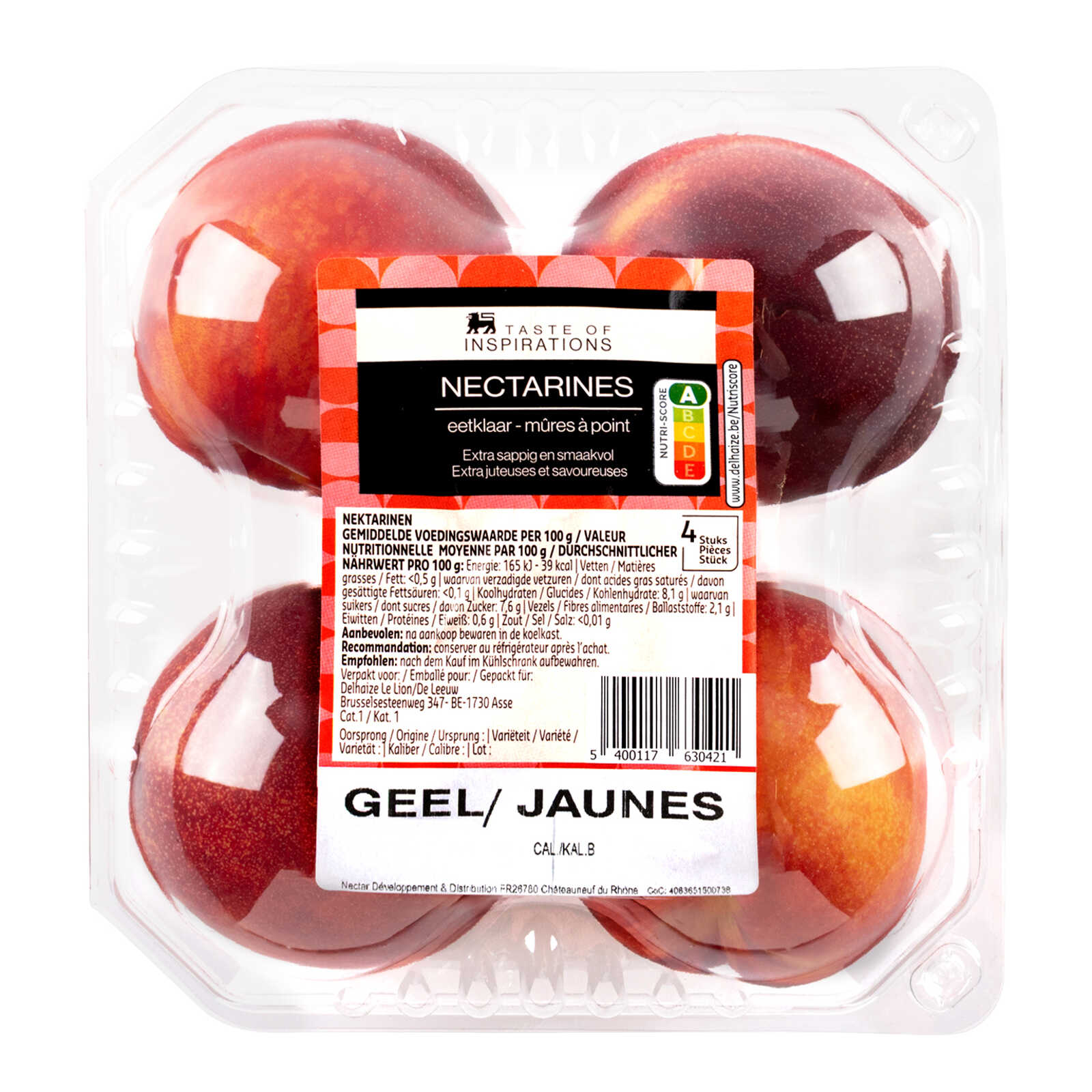 Taste of Inspirations Nectarines in schaaltje