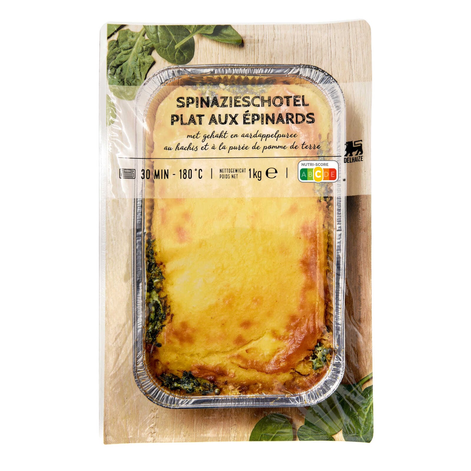 Delhaize Ovenschotel | Gehakt-Spinazie