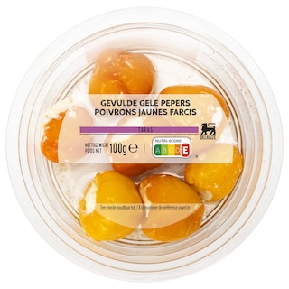 Delhaize | Poivrons jaunes farcis 100 gr