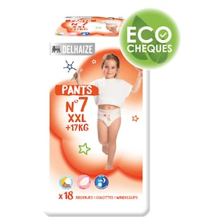Delhaize | Eco | Luierbroekjes | Maat 7 | Eco 