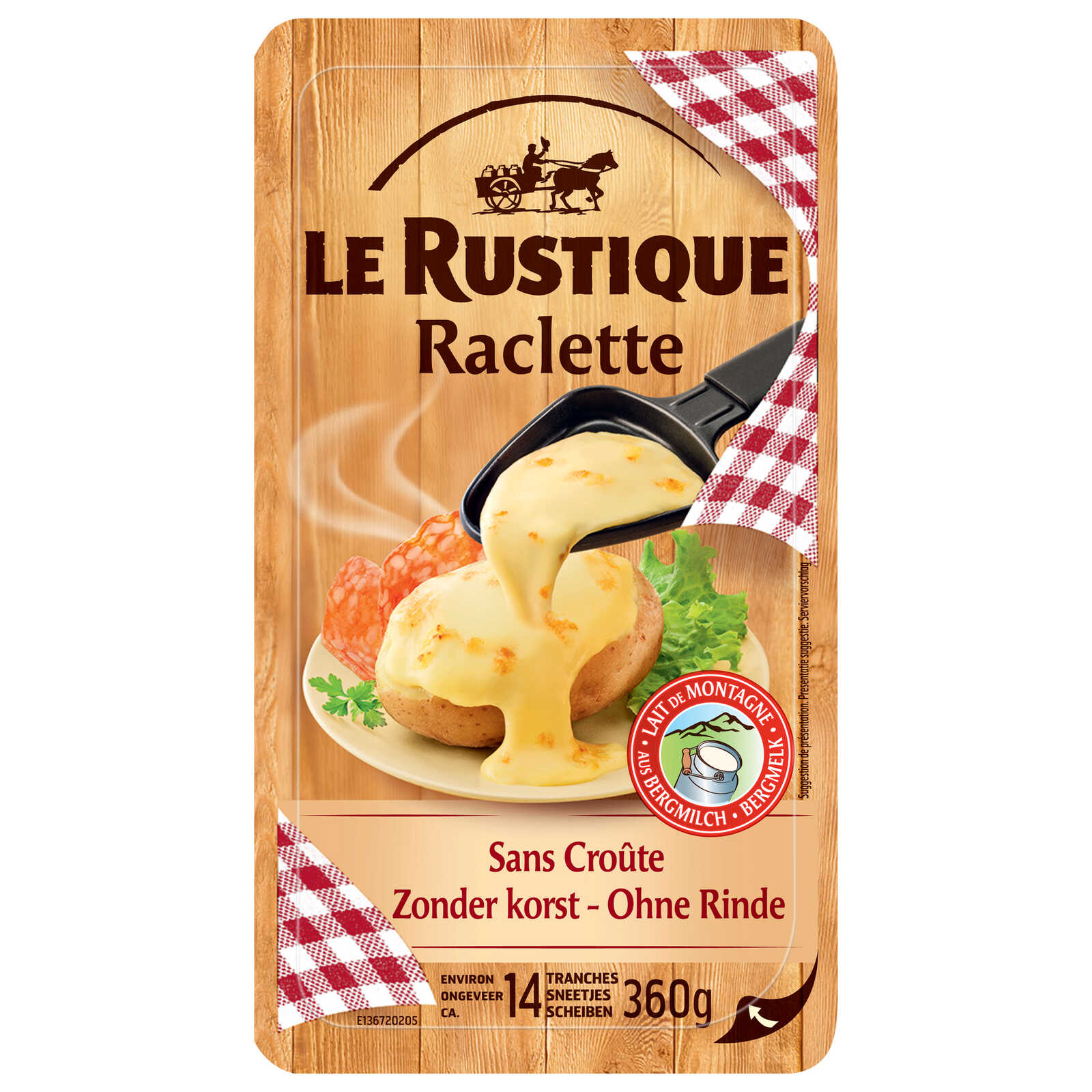 Le Rustique Raclette natuur | zonder korst