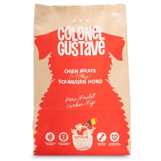 Colonel Gustave | Aliment chien | Croquettes | Adult | Viande 1 kg