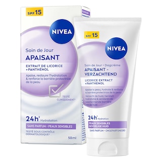 Nivea | Soin de jour | Sensitive | Peaux sensible | F15 