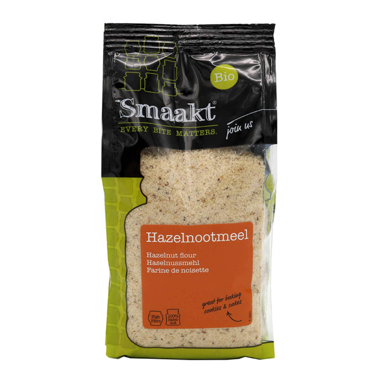 Smaakt Hazelnootmeel | Bio