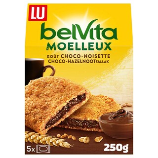 LU | Belvita | Ontbijtkoeken | Chocolade | Hazelnoot 250 gr