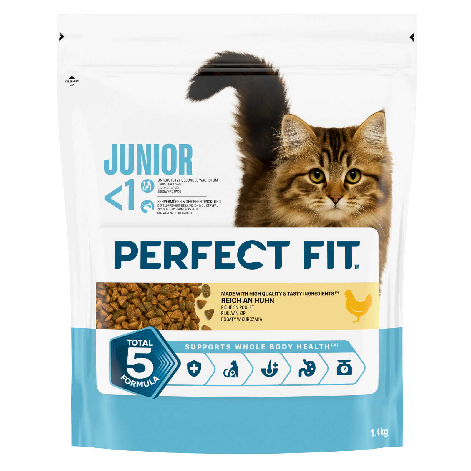 Perfect Fit Kattenvoeding | Brokjes | Junior | Kip