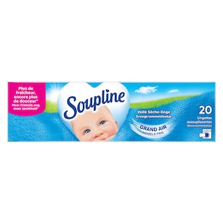 Soupline | Wasverzachterdoekjes | Droogtrommel | Hemels fris 