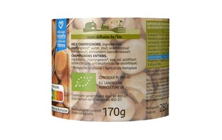 Delhaize | Bio | Champignons entiers | Bio 