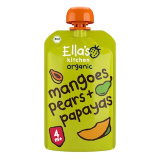Ella's Kitchen | Knijpzakje | Mango Peer Papaja | 4M | Bio 120 gr