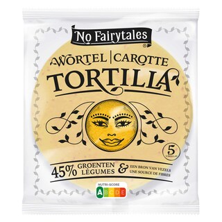 No Fairytales | Tortilla wraps | Wortel 200 gr
