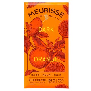 Meurisse | Pure Chocolade | Sinaasappel | Fairtrade | Bio 100 gr