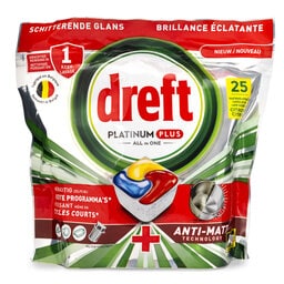 Dreft | Platinum Plus | All In One | Caps. lave-vaisselle | Citron 