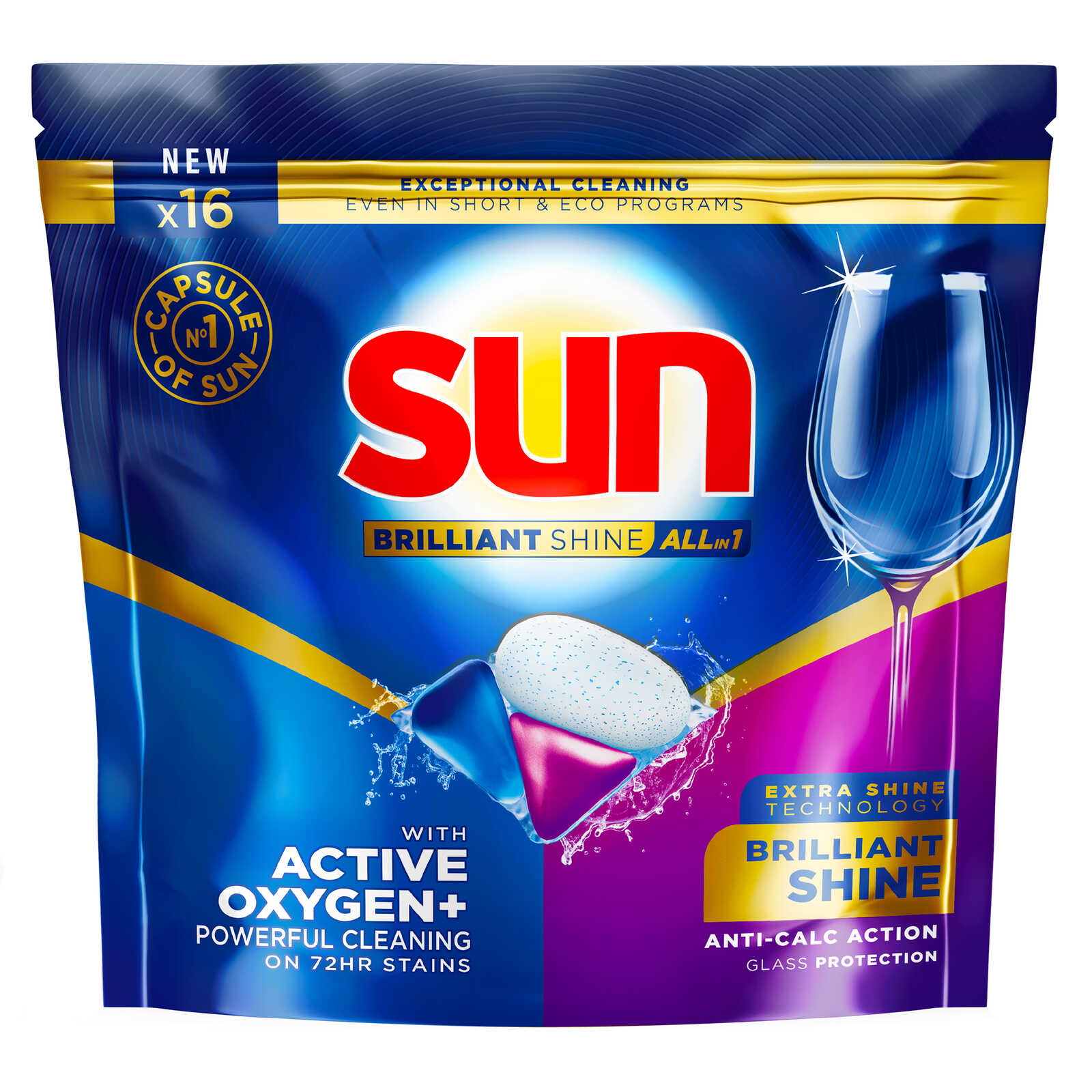 Sun Vaatwascapsules | Brillant shine