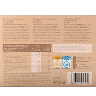 Taste of Inspirations | Citrons Givrés | Avec glace citron 