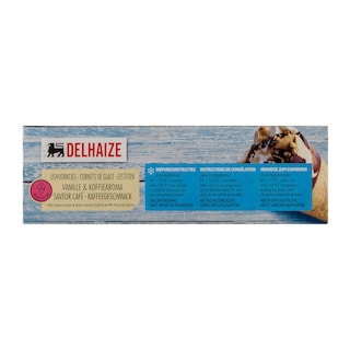 Delhaize | Hoorntjes Vanille -Koffie 