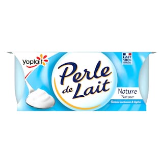 Yoplait | Perle de Lait | Spécialité laitière | Nature 